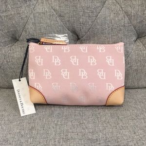 Dooney & Bourke pink fabric pouch
